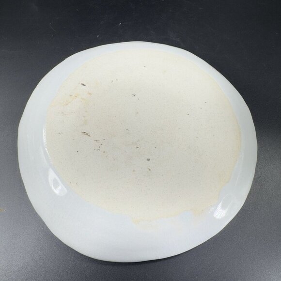 Vintage Oriental Hand Made Studio Pottery Dish Plate Tree Scene Artist Signed - Picture 5 of 14